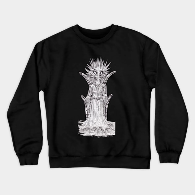 Evil King Crewneck Sweatshirt by Toonacarbra Studio